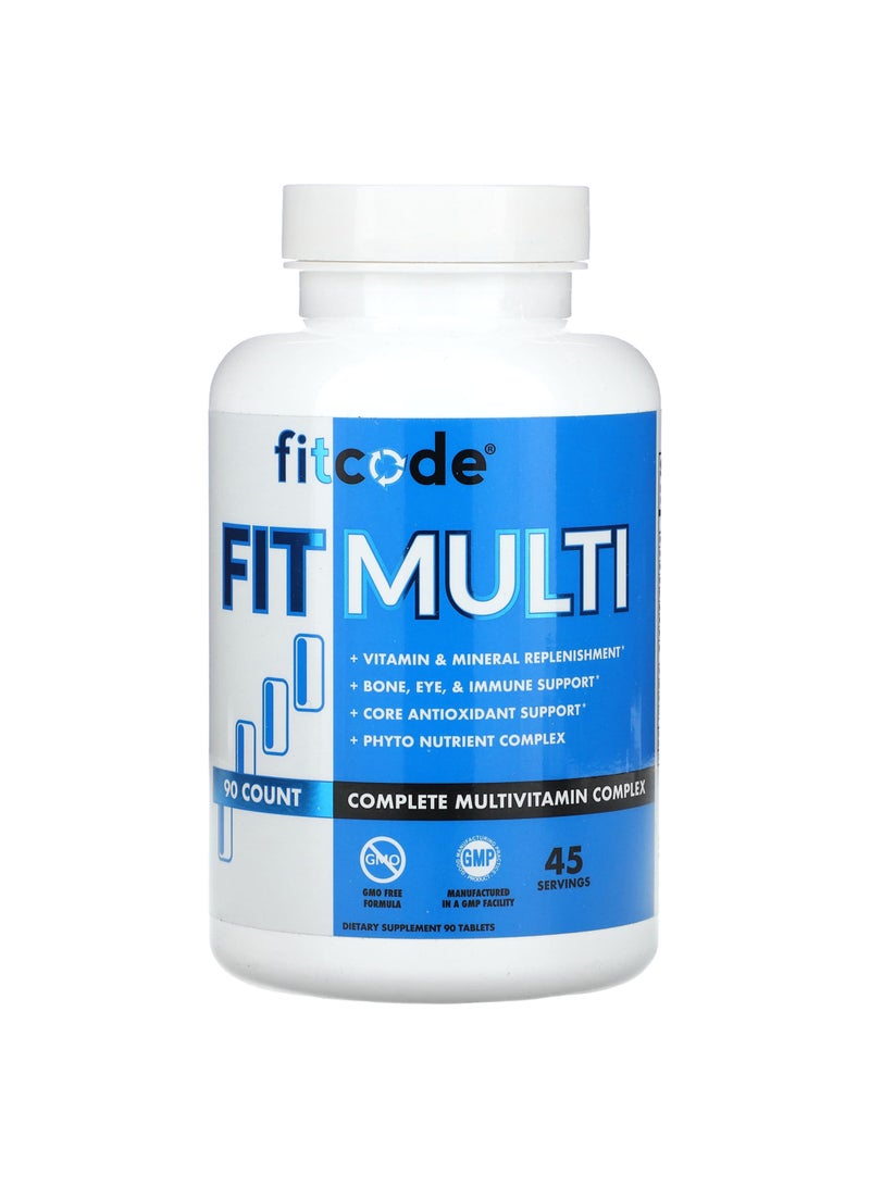 fitcode Fit Multi, Complete Multivitamin Complex, 90 Tablets