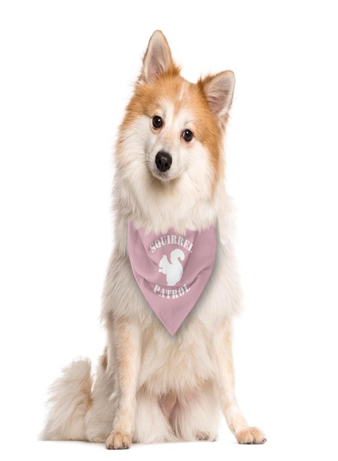 ZPPRJF Squirrel Patrol Dog Bandana, Pink Dog Bandanas, Squirrel Costume for Dogs, Funny Cute Pet Triangle Scarf, Pet Bandana for Small Medium Dogs - Image 2