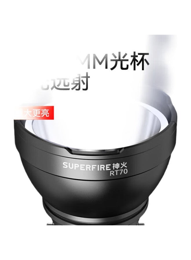 SupFire Rt70 Headlamp, Long Battery Life, High Brightness, For Beach Combing And Night Fishing, High-Power Waterproof Work Light, Head-Mounted Flashlight - Image 1