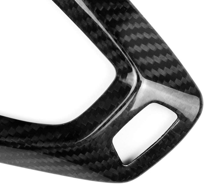 cheekyglo Car Ger Shift Kno Trim, Cron Film Ger Shift Kno Cover Trim Shift Lever Frame S Cron Fiber Cap Cover Fit for MWM2 F87 M3 F80 M4 F82 F83 M5 F10 F85 X5M F86 X6M F12 F13- - Image 5