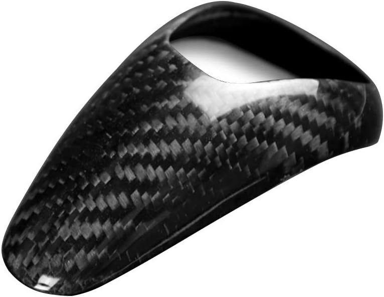 cheekyglo Car Ger Shift Kno Trim, Cron Film Ger Shift Kno Cover Trim Shift Lever Frame S Cron Fiber Cap Cover Fit for MWM2 F87 M3 F80 M4 F82 F83 M5 F10 F85 X5M F86 X6M F12 F13- - Image 4