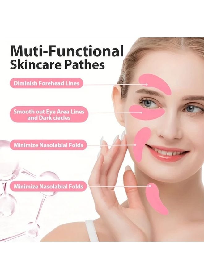 Pink Reusable Silicone Eye Pads For Eyelash Extensions Professional Washable Beauty Tools - Image 3