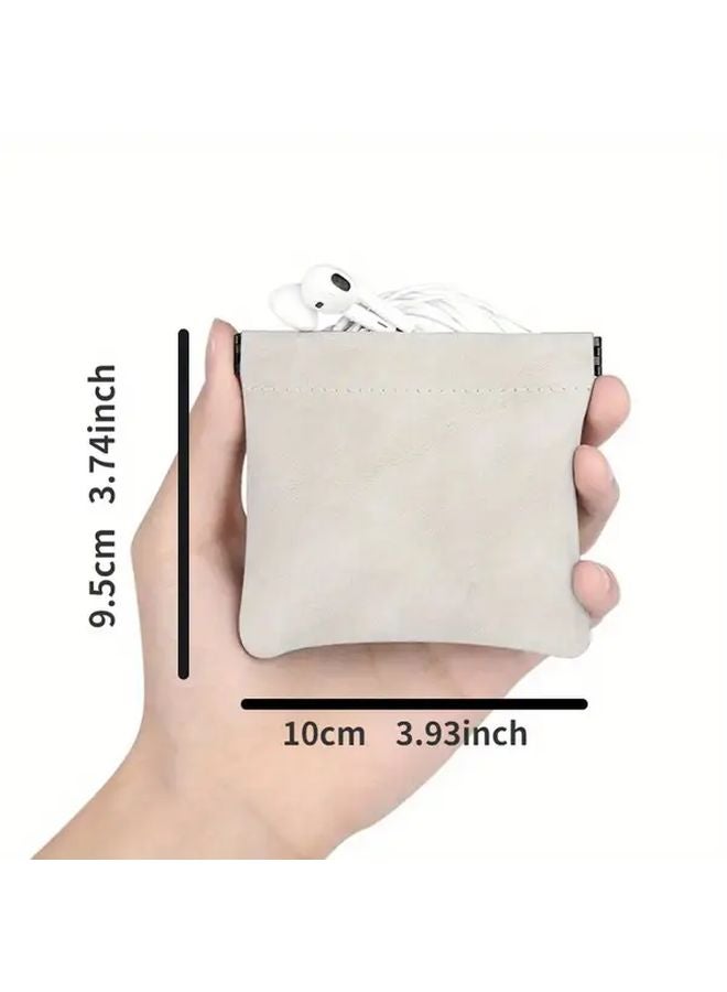 Blue Large Headphone Storage Bag Travel Case Charger Cable Organizer Pouch - Image 3