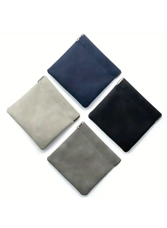 Blue Large Headphone Storage Bag Travel Case Charger Cable Organizer Pouch - Image 2