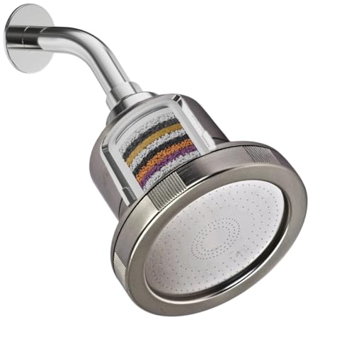 PJET LUMA SHOWER FILER | SHOWER HEAD FILTER FOR HARD WATER | CONTROLS HAIRFALL | 20 STAGES FILTERATION | REDUCES CHLORINE & IMPURITIES (TITATINUM) - Image 1