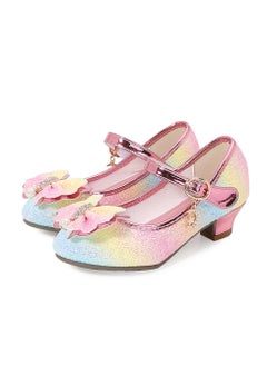 Generic Girls high heels princess shoes new children's performance shoes girls crystal shoes  - Image 1