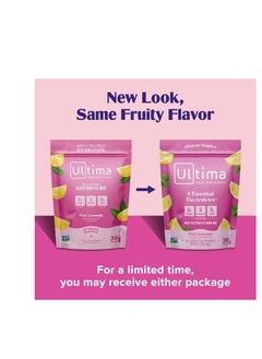 Ultima Replenisher Daily Electrolyte Drink Mix -Pink Lemonade 20 Stickpacks  - Image 2