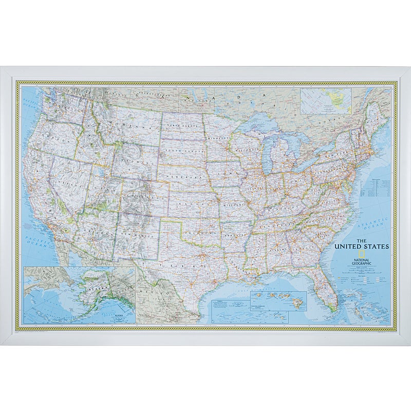 Craig Frames Craig Frames Wayfarer Classic United States Push Pin Travel Map