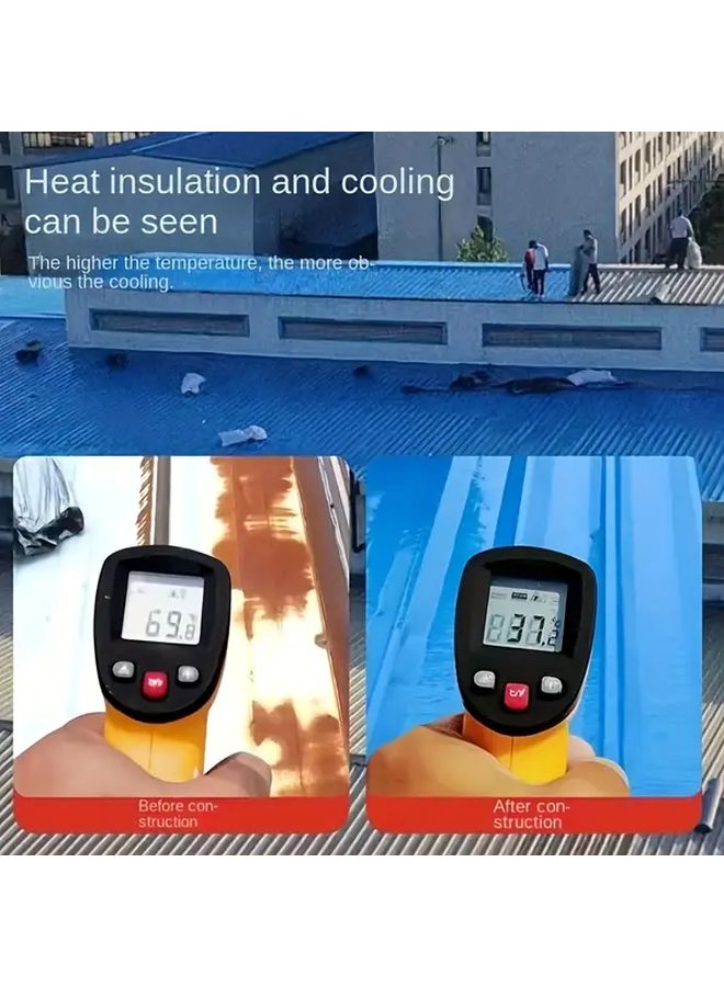 شريط معدني ثقيل مقاوم للماء ومقاوم للصدأ للأسقف 10 × 500 سم لأسطح الألواح الحديدية والكسوة والتغليف - Image 3