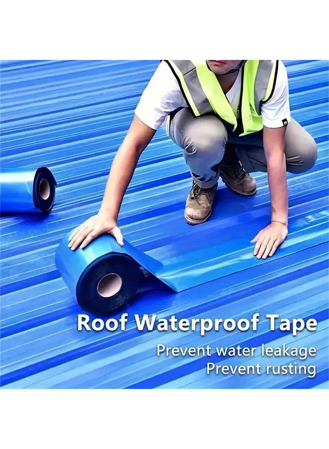 شريط معدني ثقيل مقاوم للماء ومقاوم للصدأ للأسقف 10 × 500 سم لأسطح الألواح الحديدية والكسوة والتغليف - Image 2