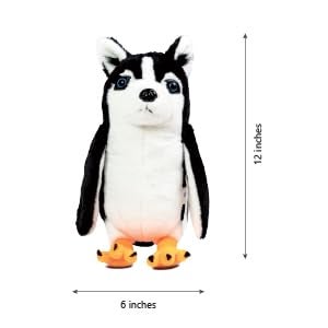 Randimals Plush Toy Stuffed Animal Mix Penguin Husky Dog Hybrid Stuffed Animals for Girls Boys Huggable Soft Animal Characters Cute Plushies Unique Toys for Discovery Adventure - Image 4