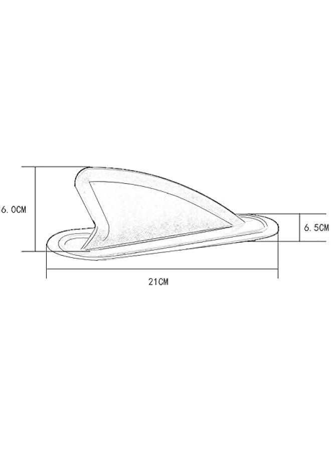 نقاط تثبيت زعانف كاياك 2 قطعة للقوارب، الكياك، والزوارق - متينة وسهلة التركيب - Image 2