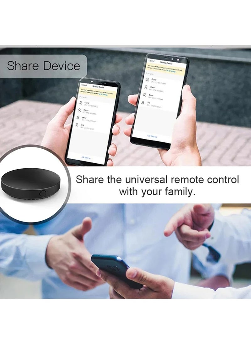 Smart Wifi Universal Smartphone Remote  –  IR (Infrared) and RF (Radio Frequency, covering RF315 and RF433) technologiesType-C Adapter for TV, AC, and Smart Devices, Compatible with Alexa and Google Home Siri Voice Control Infrared Remote Control