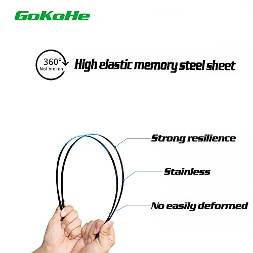 GoKoHe 18" + 18" Windshield Wiper Blades for Chevrolet HHR 2006-2011 Ford Ranger 1998-2011 Jeep Wrangler 2007-2017 Jeep Commander 2006-2009 front Windscreen Wiper OEM Quality Premium All-Seasons - Image 4