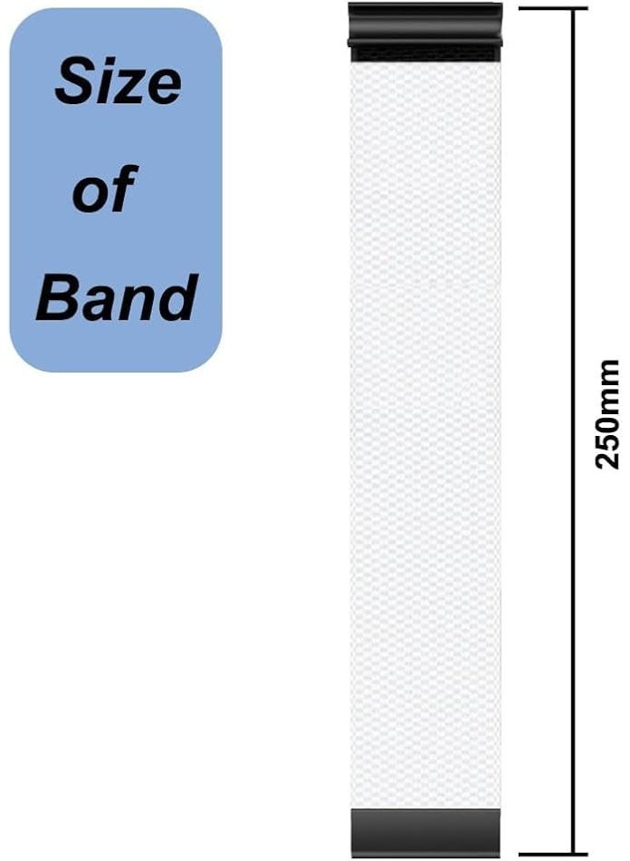 م.ا & ف'س سوار رياضي من النايلون من نوع Whoop Band 4.0، متوافق مع أساور المعصم البديلة المقاومة للماء والقابلة للتعديل والمصنوعة من النايلون المسامي. - Image 2