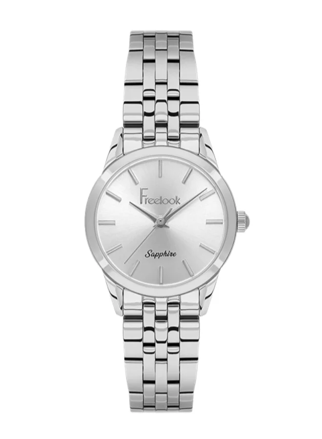 Freelook Paris Freelook - Naturelle Women's Watch | Steel Case | Stainless Steel Band | Silver & Round Dial | Analog | Japanese Quartz | Sapphire Crystal | Premium Luxury Watch | Ideal Gift | Water Resistant 50 Meters