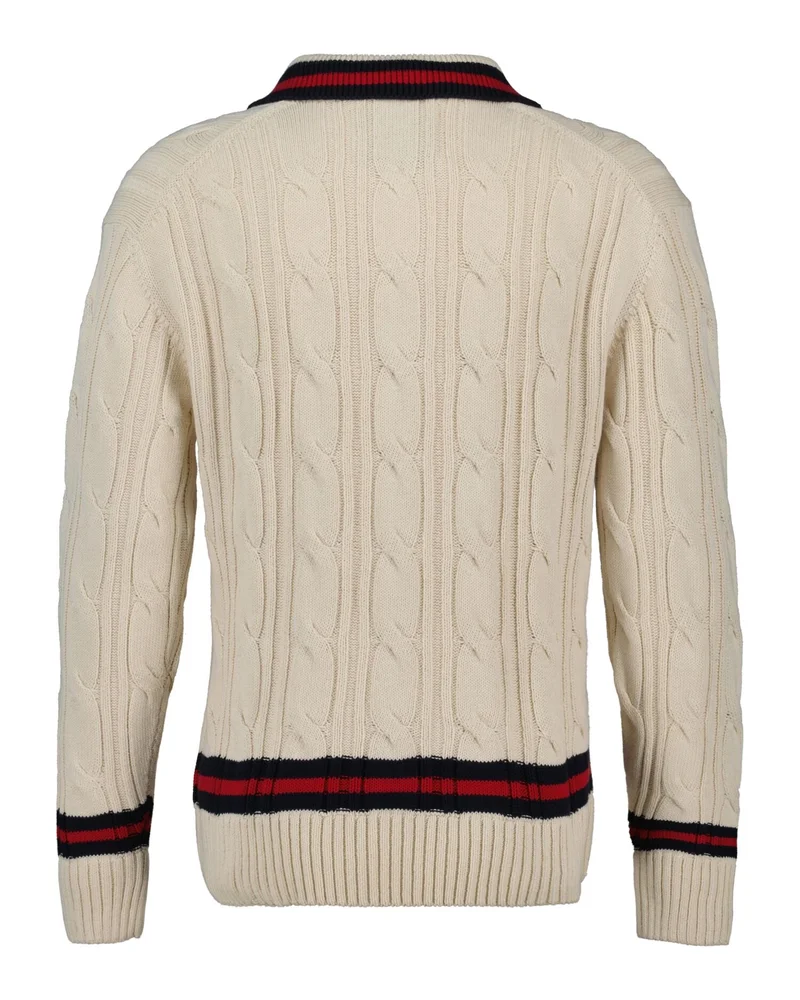 GANT Gant Cable Knit Polo