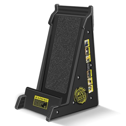 Mogseek Stable Platform Ladder Leveler - Ladder Levelers for Extension Ladders with Storage for Uneven Surfaces (Black, Upgraded Heavy-Duty Plastic) - Image 1