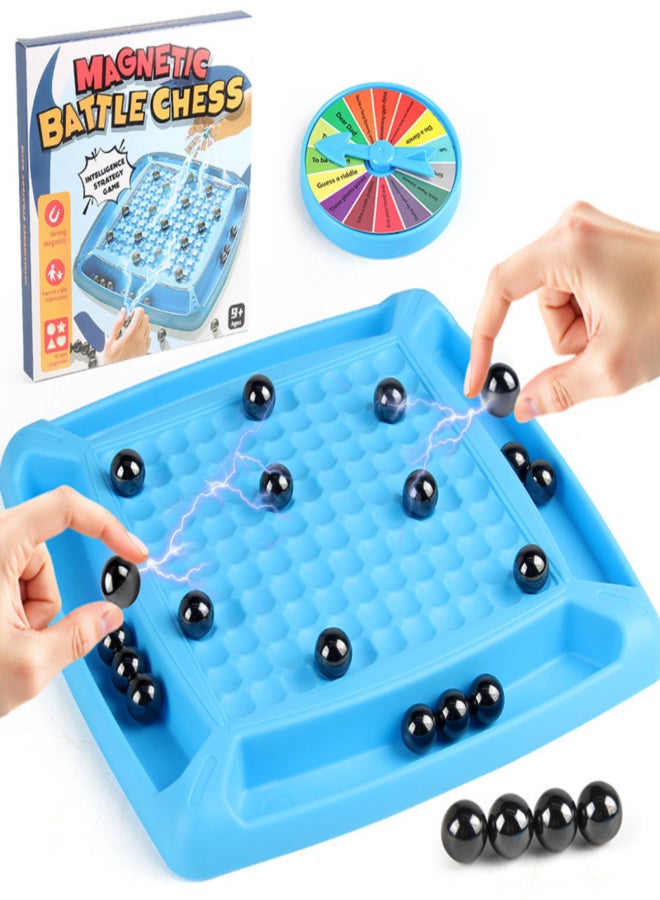 لعبة شطرنج مغناطيسية ممتعة، لعبة ألغاز تفاعلية مكتبية للتفكير المنطقي، لعبة شطرنج مغناطيسية تعمل بالحث على البرق - Image 1
