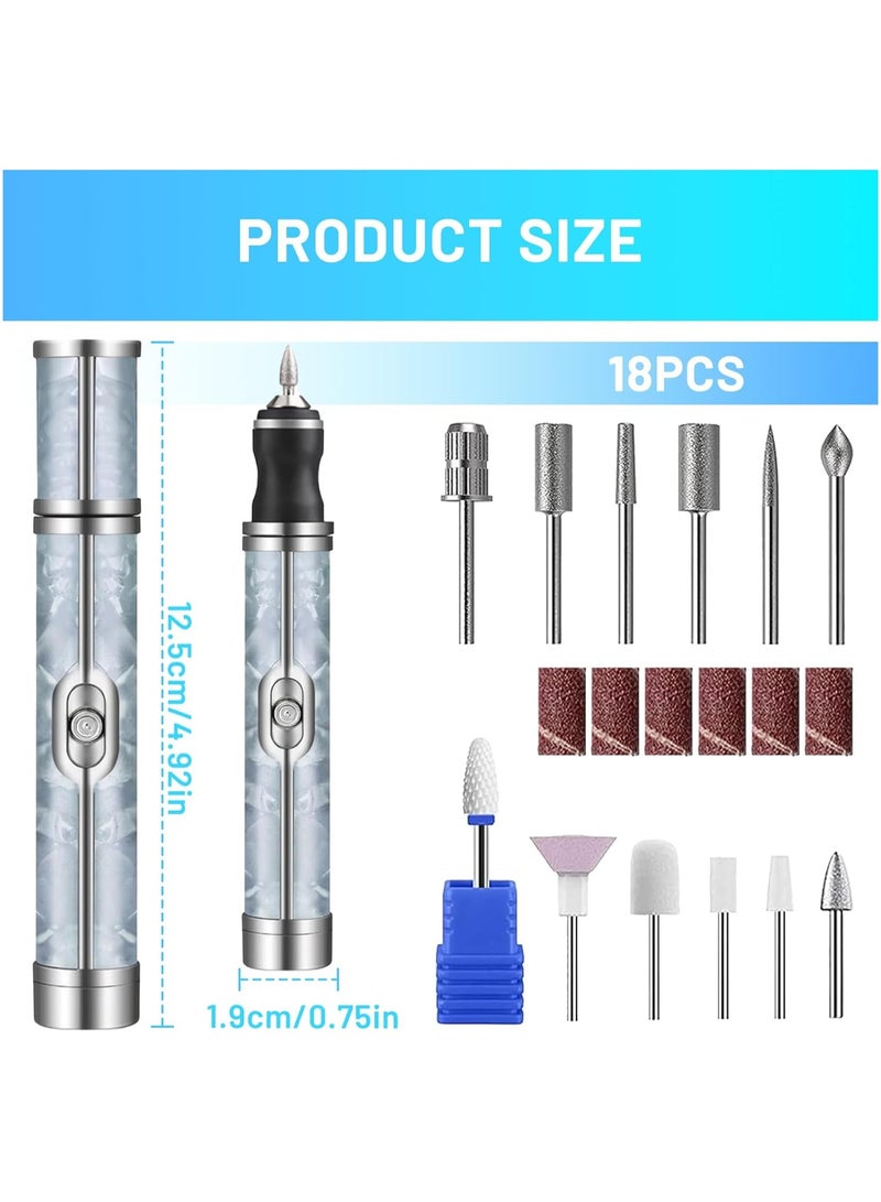 general Electric Nail File for Thick Toe Nails 4 Speeds Nail Grinder for Thick Toenails Set for Various Nails and Shapes - Image 2