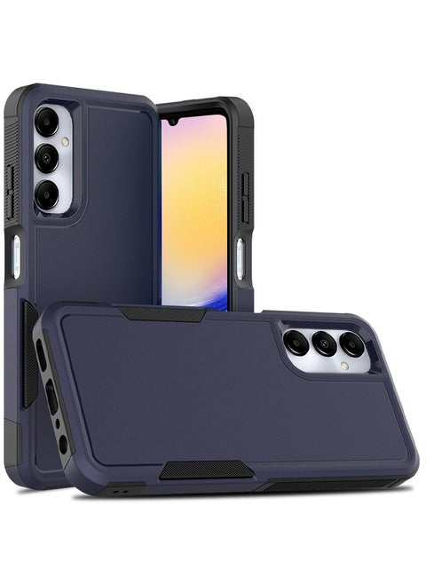 Samsung Galaxy A25 Case, Dual Layer Protective Heavy Duty Cell Phone Case for Samsung A25, Super Shockproof Drop Proof Protection Case Cover for Samsung Galaxy A25 5G, Navy Blue