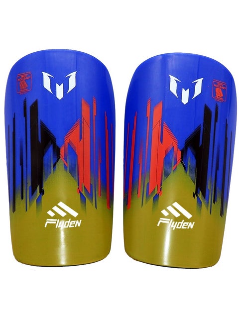 شنكار قدم واقي للساق لكرة القدم، أزرق