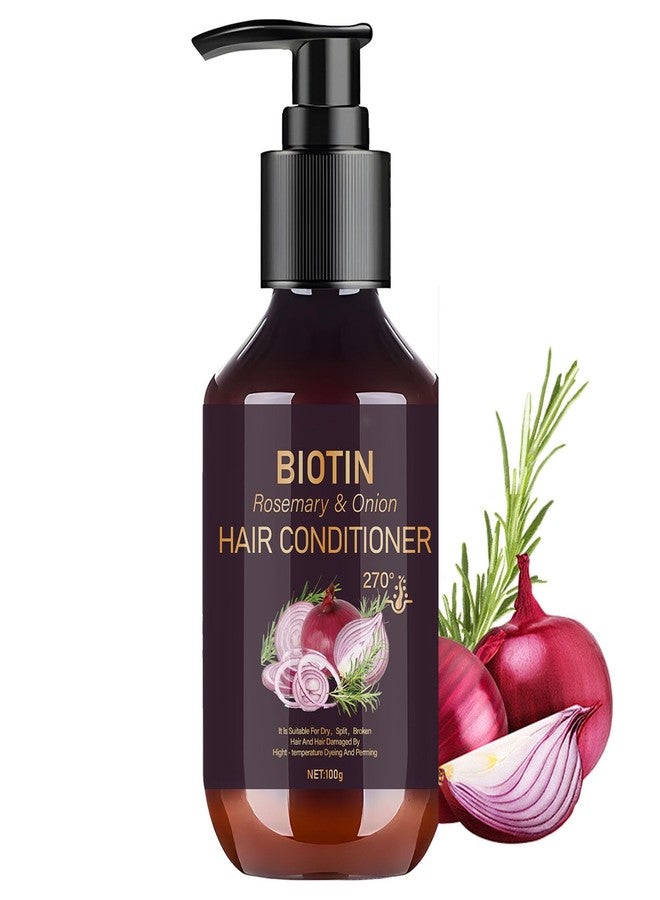 Grospe Hydrating Conditioner with Onion, Biotin and Rosemary Hair Conditioner for Thick for Hair Dry/Damaged/Color-Treated Hair Moisturizing Nourishing for All Hair Type 3.52 Fl Oz (100g) - Image 1