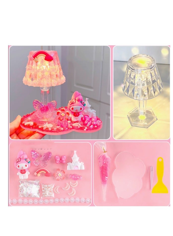 Starry Night Light Children's Girl Princess Material Pack Handmade Puzzle Toy Set - Image 1