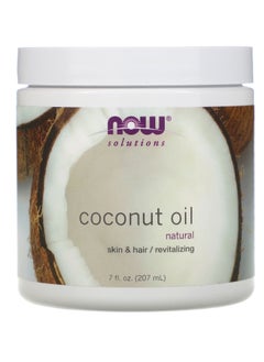 now Solutions Coconut Oil  7 fl oz 207 ml 
