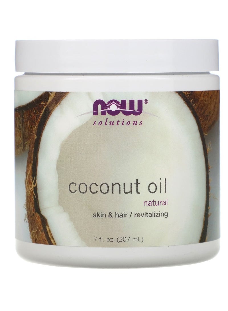 now Solutions Coconut Oil  7 fl oz 207 ml