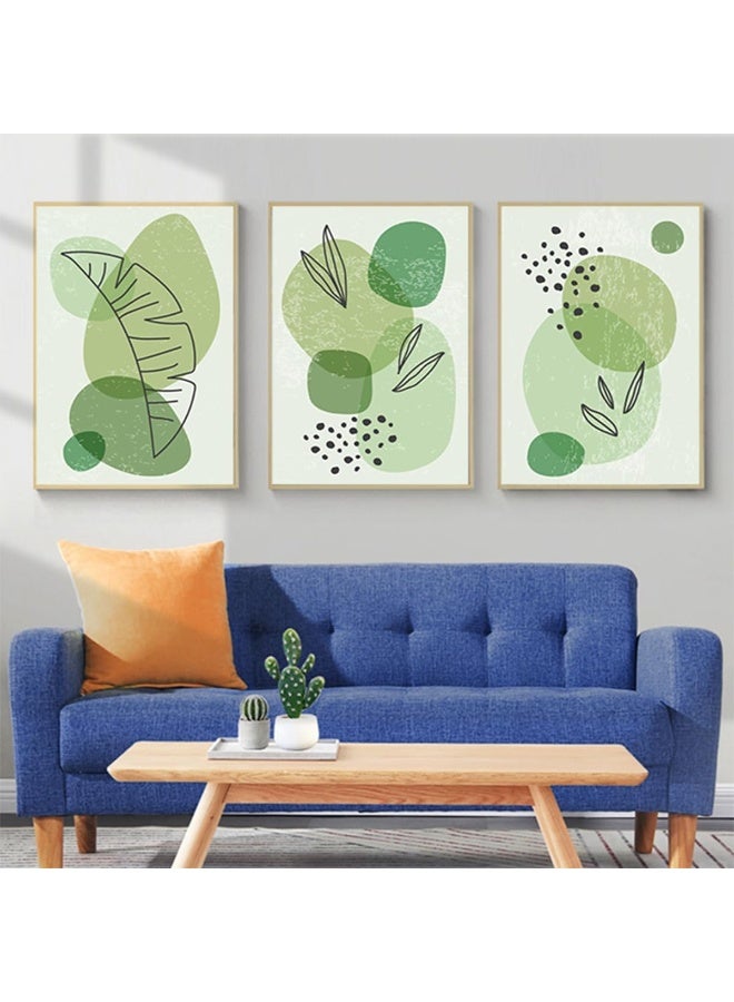 Home Trove Hmdkhi Modern Bohemian Abstract Poster Wall Decoration, Beautiful Botanical Pictures Poster Wall Art, Minimalist Wall Poster Set - Frameless (Wall Picture-01.60 X 90 Cm X 3 Pieces) - Image 5