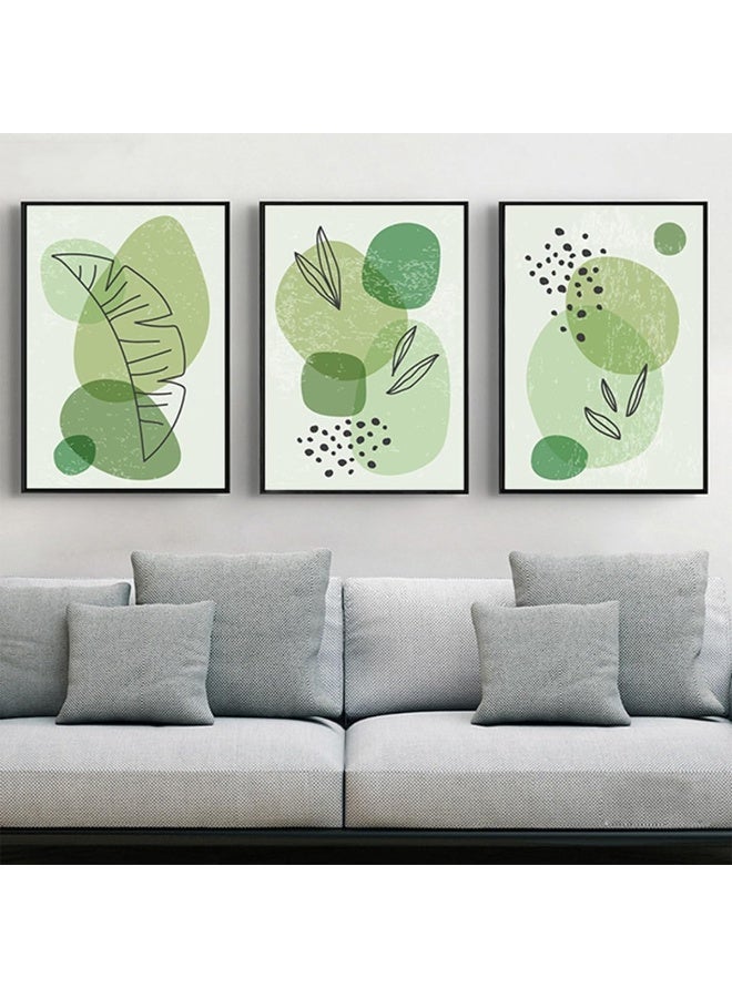 Home Trove Hmdkhi Modern Bohemian Abstract Poster Wall Decoration, Beautiful Botanical Pictures Poster Wall Art, Minimalist Wall Poster Set - Frameless (Wall Picture-01.60 X 90 Cm X 3 Pieces) - Image 3