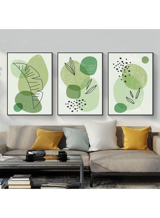 Home Trove Hmdkhi Modern Bohemian Abstract Poster Wall Decoration, Beautiful Botanical Pictures Poster Wall Art, Minimalist Wall Poster Set - Frameless (Wall Picture-01.60 X 90 Cm X 3 Pieces) - Image 4