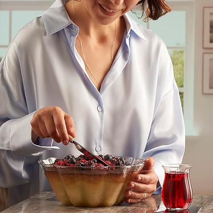 rayihni H  H 59114Glass Pudding Mould 22Cm 59114 Gb Transparent - Image 5