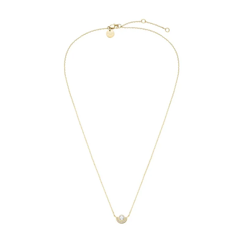 Rosefield  Rosefield Modern Pearl Circle Necklace Gold - JNPCG-J1292 for Women | Best Price UAE