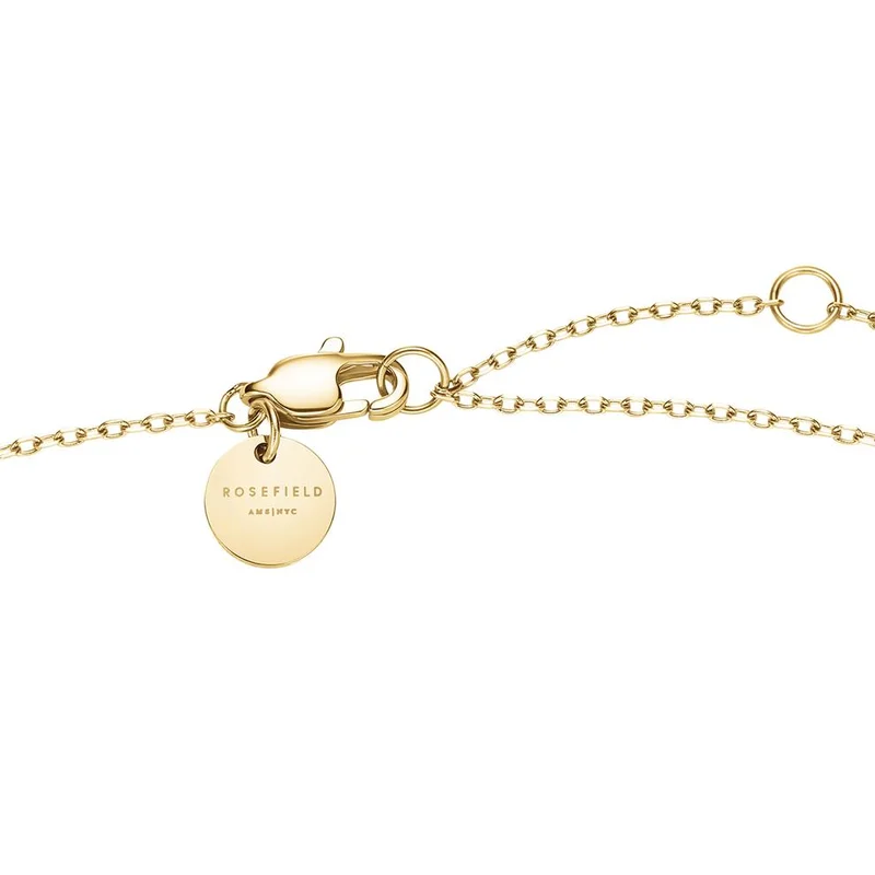 Rosefield  Rosefield Modern Pearl Circle Necklace Gold - JNPCG-J1292 for Women | Best Price UAE