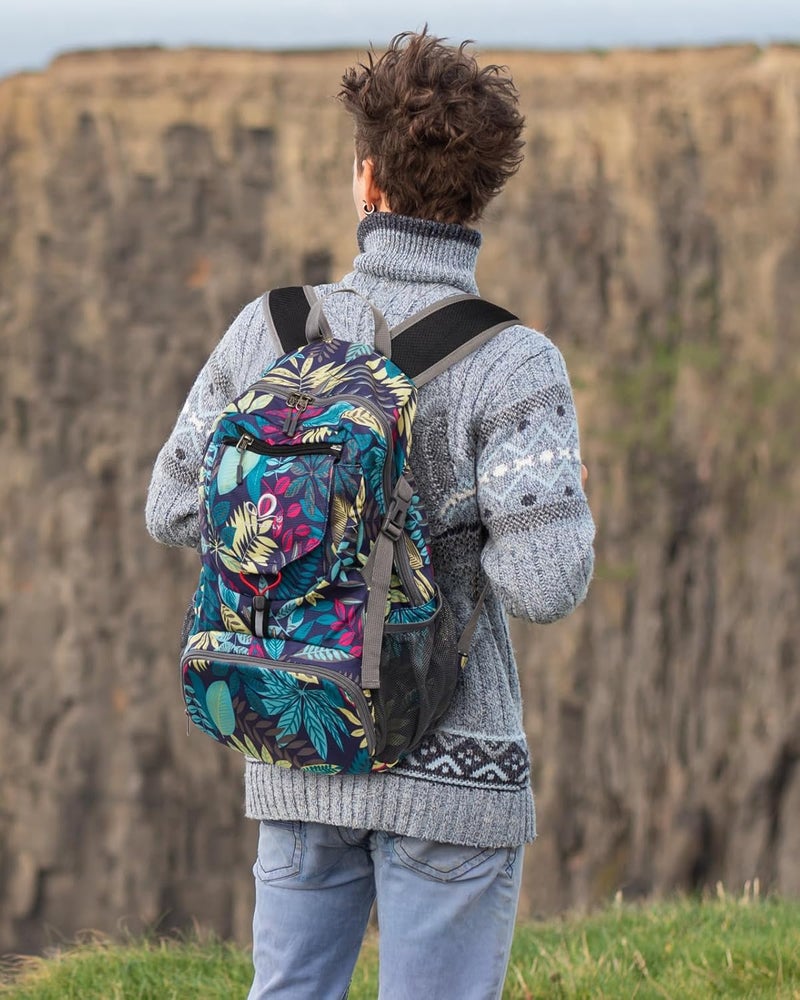 WATERFLY Small Lightweight Packable Backpack: 20l Ultra Light Foldable Travel Hiking Camping Daypack Day Pack for Man Woman - Image 3
