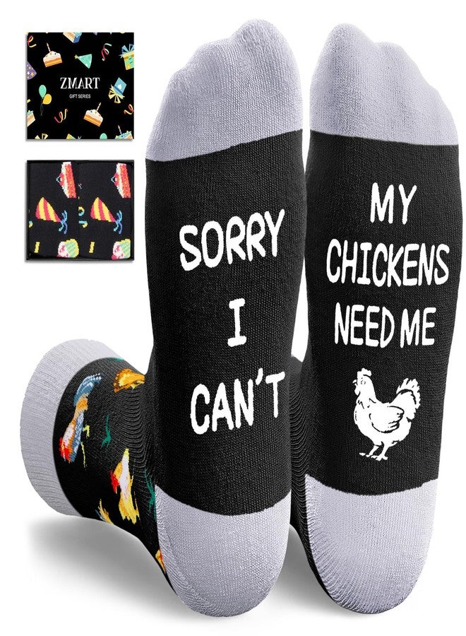 Zmart Chicken Socks for Women - Rooster Socks Men Women, Funny Chicken Gifts for Farm Lovers - Image 1