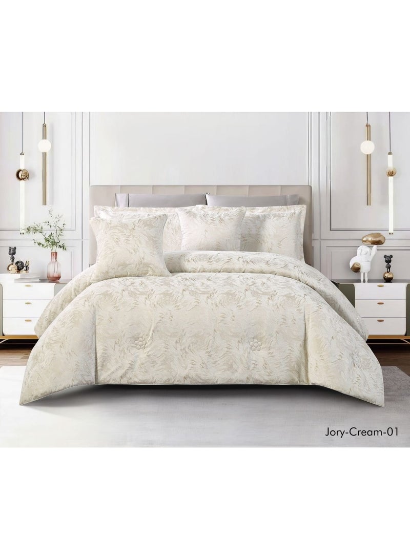 Luxury  double bed sheet with a royal jacquard design and high-quality material