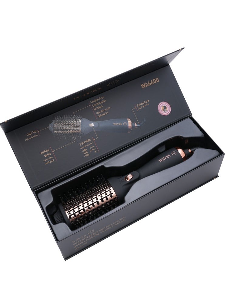Waves Deraah Waves Hair Straightener Brush WA6600  - Image 2