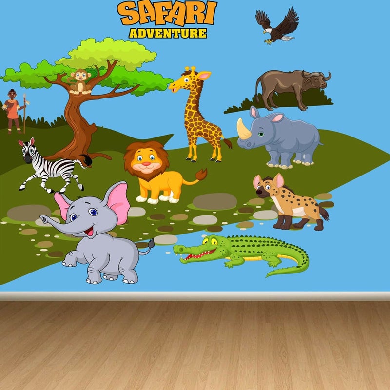 Kt Grup Kt Decoration Safari Adventure Special Series 3xl Kids Room Wall Sticker