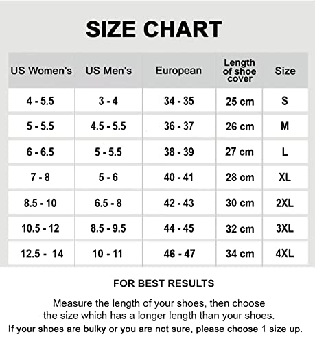 Galashield Rain Shoe Covers | Waterproof Shoe Covers for Men Women | Reusable Galoshes Overshoes (Clear, 4X-Large) - Image 4