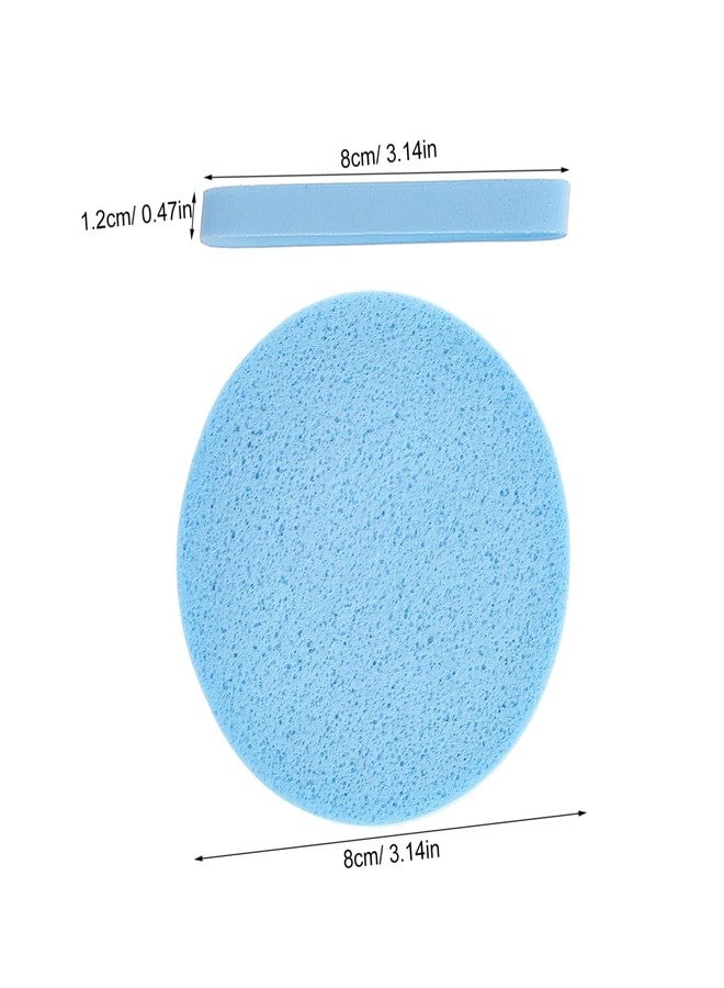 Healifty 120Pcs Compressed Facial Sponges for Cleansing Makeup Removal Exfoliating Soft Flexible Cosmetic Sponges in Pink Yellow Green Women Girls - Image 2