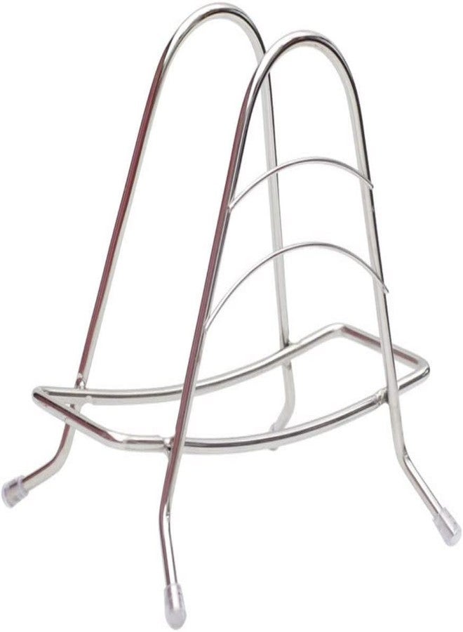 LENITH Cutting Board Storage Rack Stainless Steel Wire Chopping Board Board Holder Stand fit, Organizer Kitchen (Triangle) - Image 1