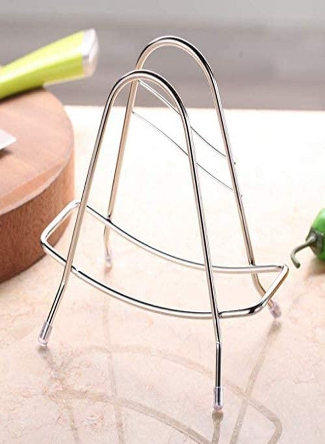 LENITH Cutting Board Storage Rack Stainless Steel Wire Chopping Board Board Holder Stand fit, Organizer Kitchen (Triangle) - Image 3