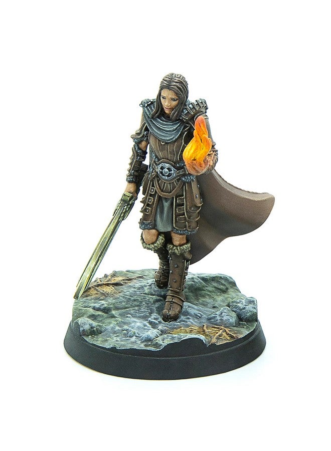 Modiphius Modiphius Entertainment: The Elder Scrolls: Call to Arms: Dragonborn Heroes - 6 Figures, 32mm Unpainted Resin Miniatures, Officially Licensed - Image 4