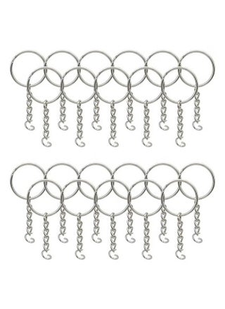 50 Pack Bulk Keyring Set Split Key Chain Rings with 1 inch Large Chains Heavy Duty Metal Keychain Ring Easy to Use Open Jump Rings Strong Small Round DIY Jewelry Making Keyrings Kit - pzsku/Z9408926990AA7552F694Z/45/_/1690599765/380db6cf-bf77-46c3-a95b-66031ca1fa42