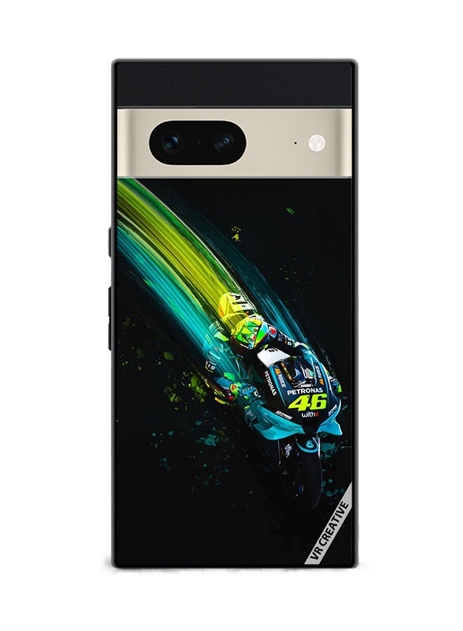 VR CREATIVE Protective Case Cover For Google Pixel 7 Bike Design Multicolour - Image 1