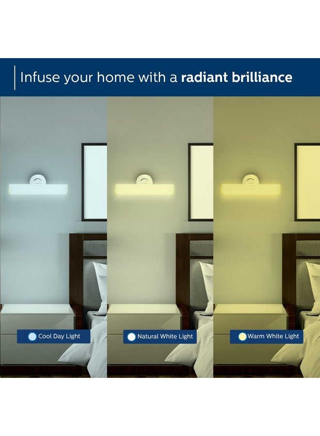 Philips مصباح LED T-Bulb من فيليبس 10 واط B22 | 3 ألوان في مصباح LED واحد | مصباح T-Bulb لتغيير المشهد للمنزل والديكور | اللون: أبيض قابل للتعديل | عبوة من 2 | سلسلة جولد بيرفورم - Image 5