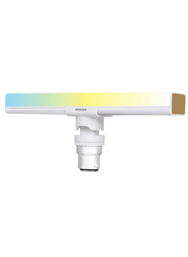 Philips مصباح LED T-Bulb من فيليبس 10 واط B22 | 3 ألوان في مصباح LED واحد | مصباح T-Bulb لتغيير المشهد للمنزل والديكور | اللون: أبيض قابل للتعديل | عبوة من 2 | سلسلة جولد بيرفورم - Image 2